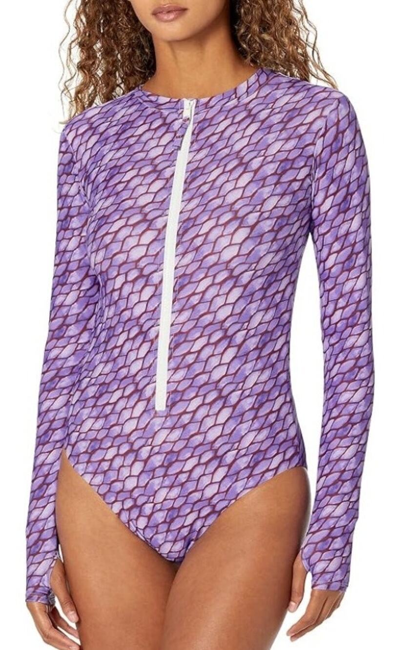Mott50 x Margherita Lucia Longsleeve Zipper SPF50 One Piece Rash Guard Size S